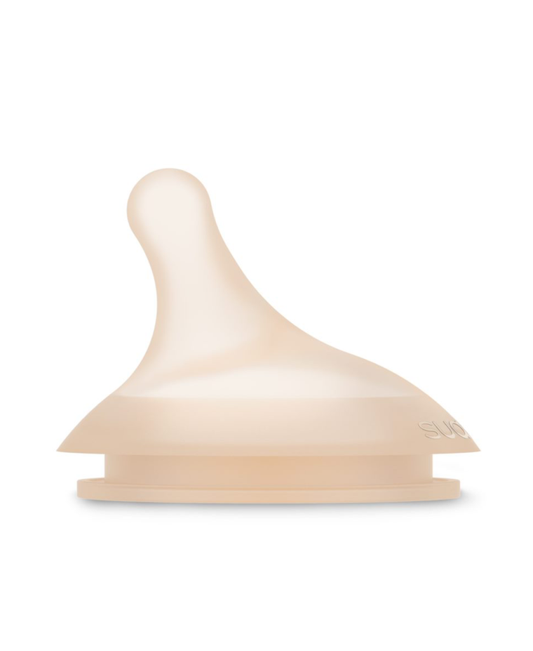 Suavinex, smoczki do butelek Zero Zero, rozmiar L, przepływ szybki, 2 szt.