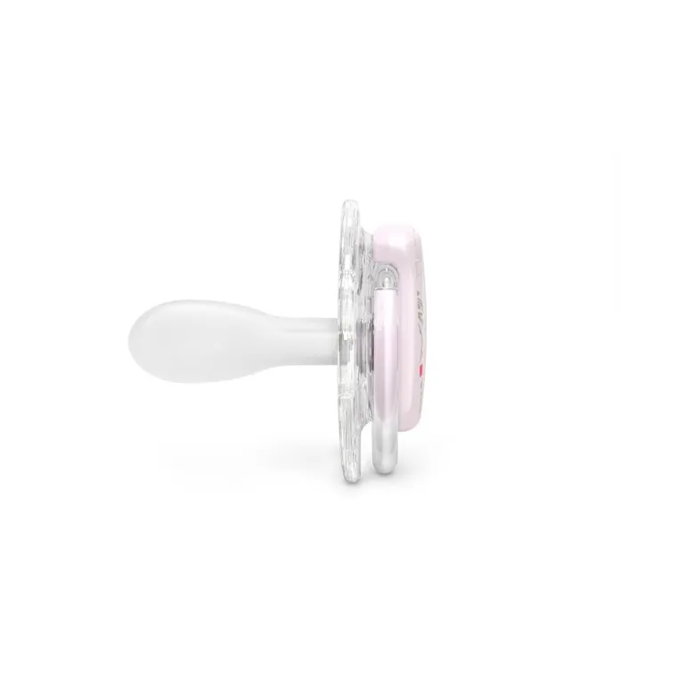 Suavinex, SX Pro, Poetry, smoczek fizjologiczny, silikonowy, różowy, 18 m+