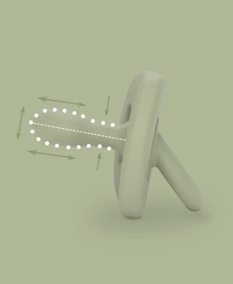 Suavinex, SX Pro, smoczek fizjologiczny, silikonowy, zielony, 6-18m