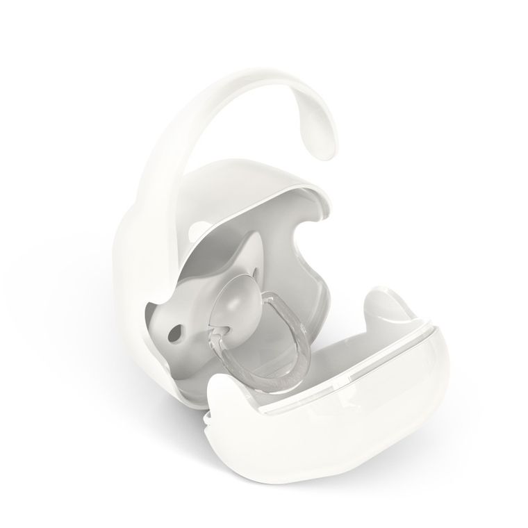 Suavinex, Wild & Free, etui na smoczek, beżowe