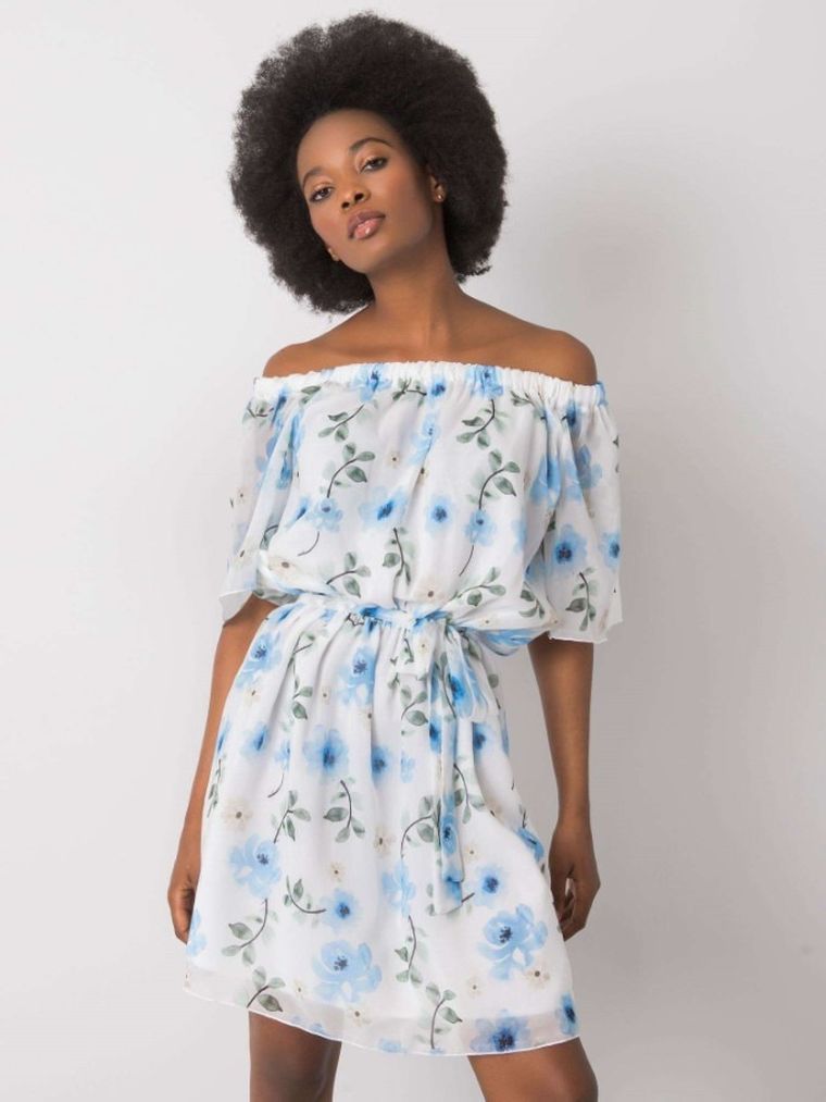 Sukienka damska, biała, Lakerta