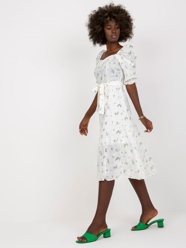 Sukienka damska, biała, Lakerta