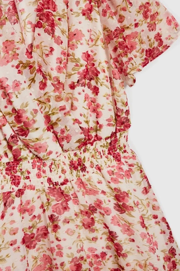 Sukienka damska, biała, Moodo