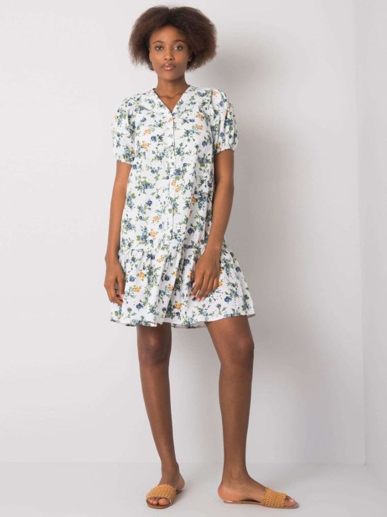 Sukienka damska, biała, Rue Paris