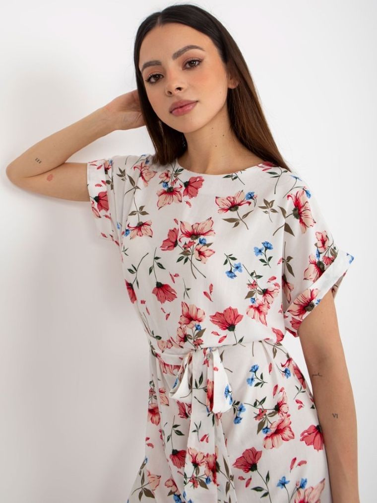 Sukienka damska, biała, Rue Paris