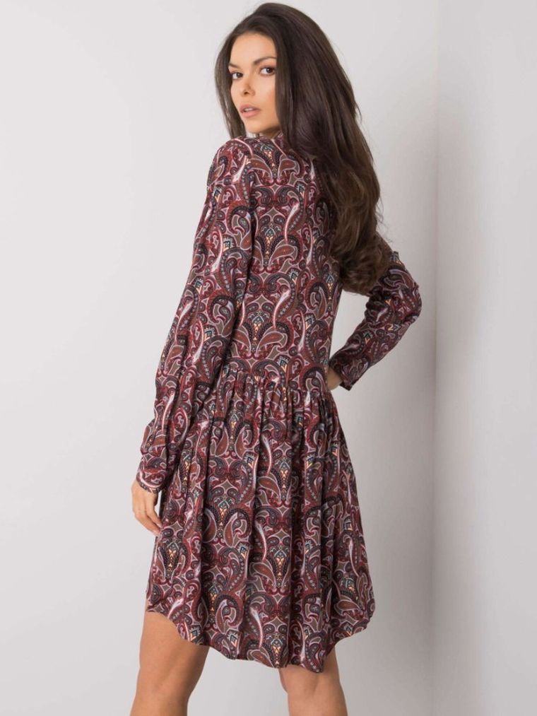 Sukienka damska, brązowa, Fresh Made