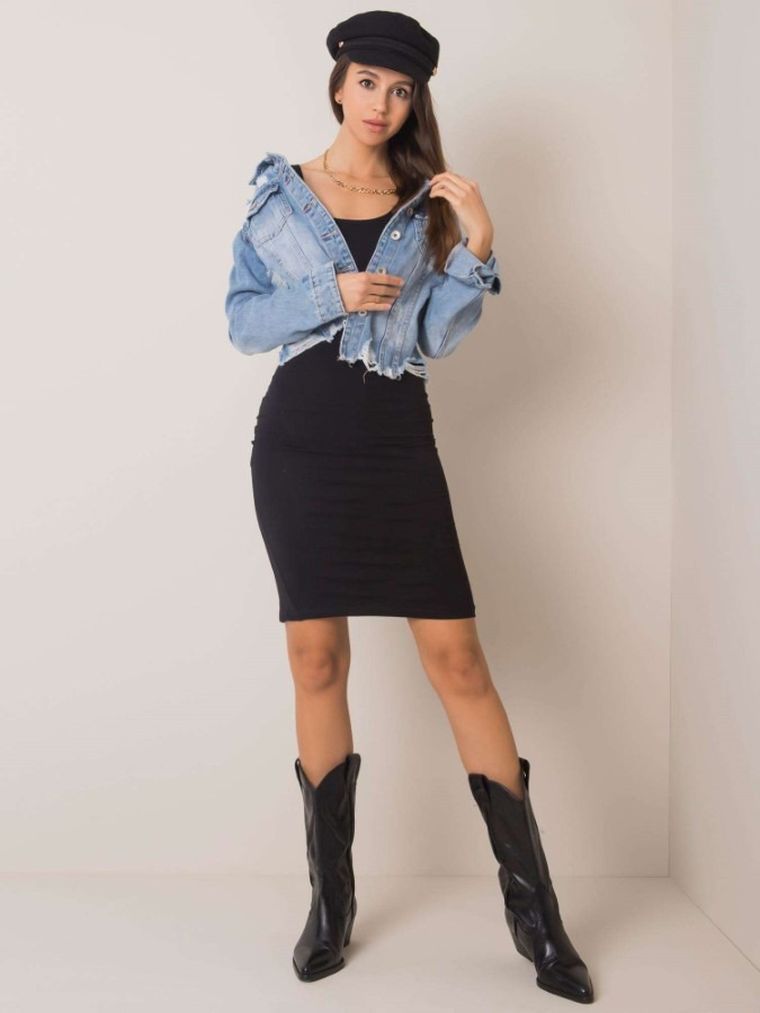 Sukienka damska, czarna, Basic Feel Good