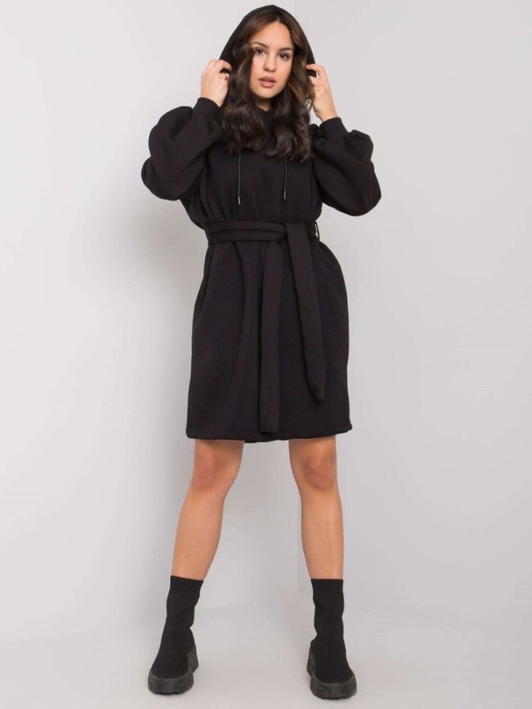 Sukienka damska, czarna, Basic Feel Good