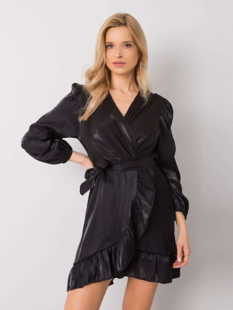 Sukienka damska, czarna, Italy Moda