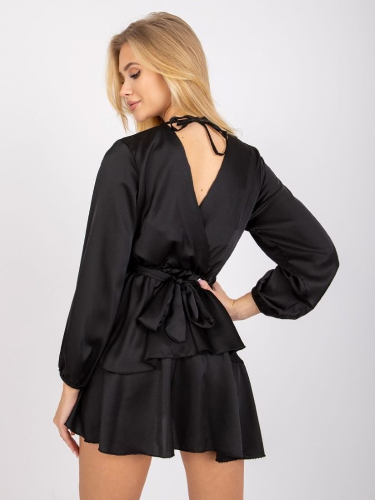 Sukienka damska, czarna, Italy Moda