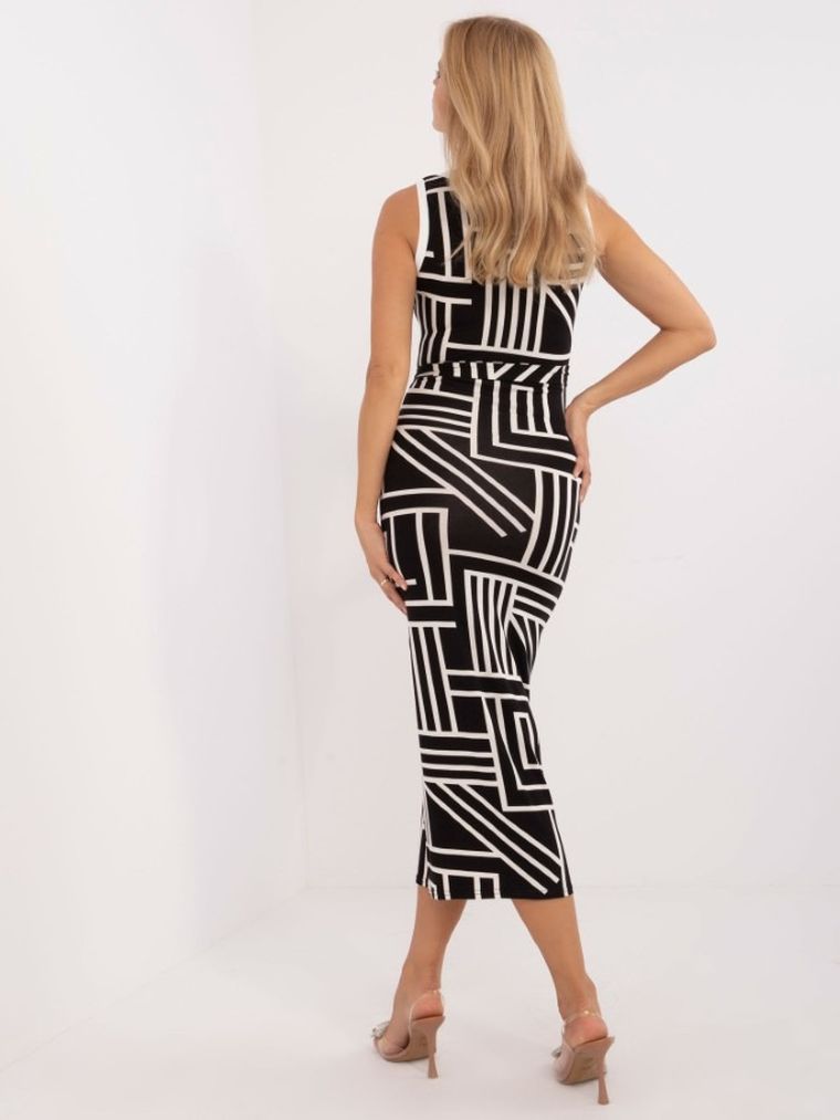 Sukienka damska, czarna, Lakerta