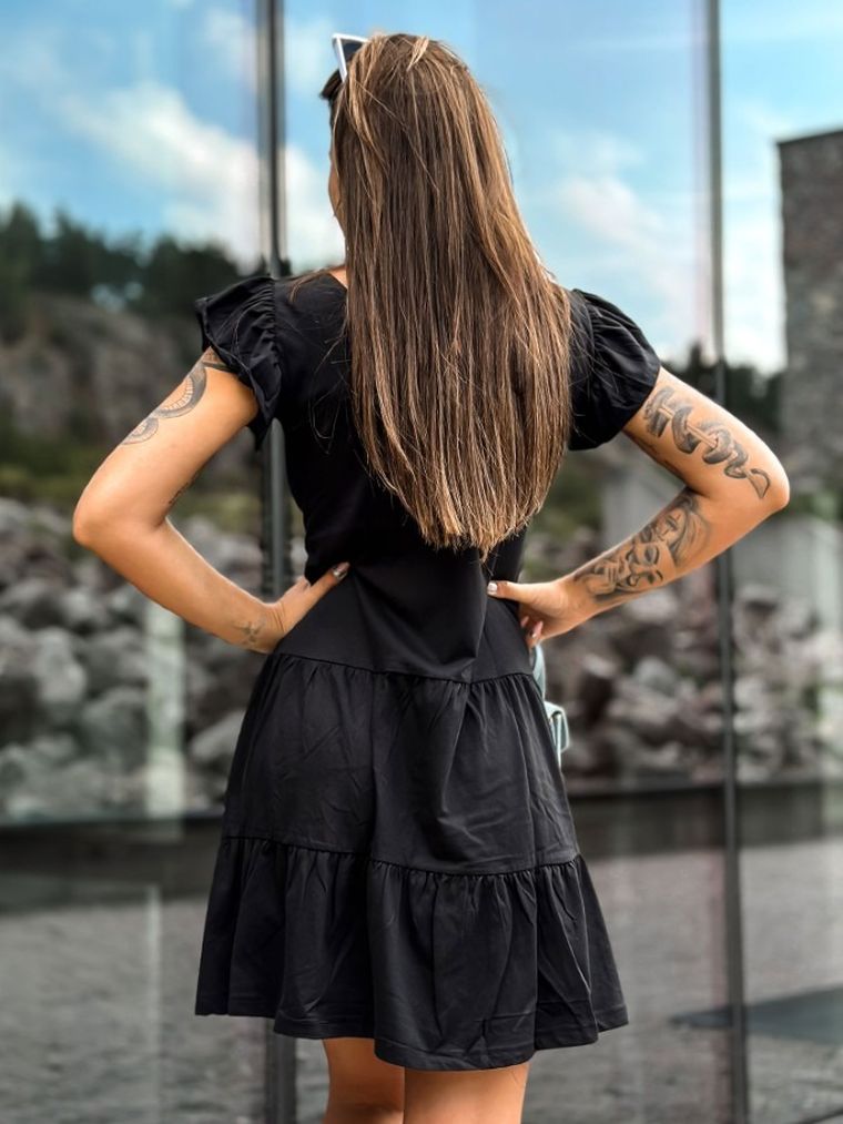 Sukienka damska, czarna, Mayflies