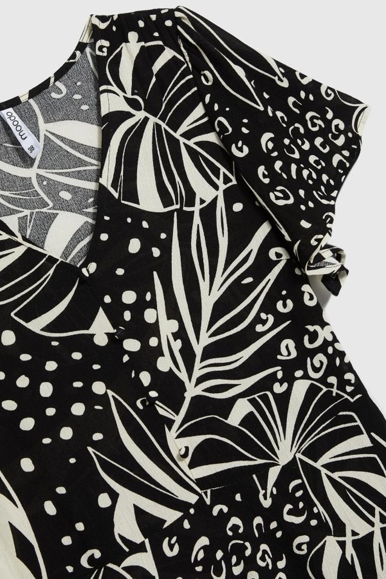 Sukienka damska, czarna, Moodo