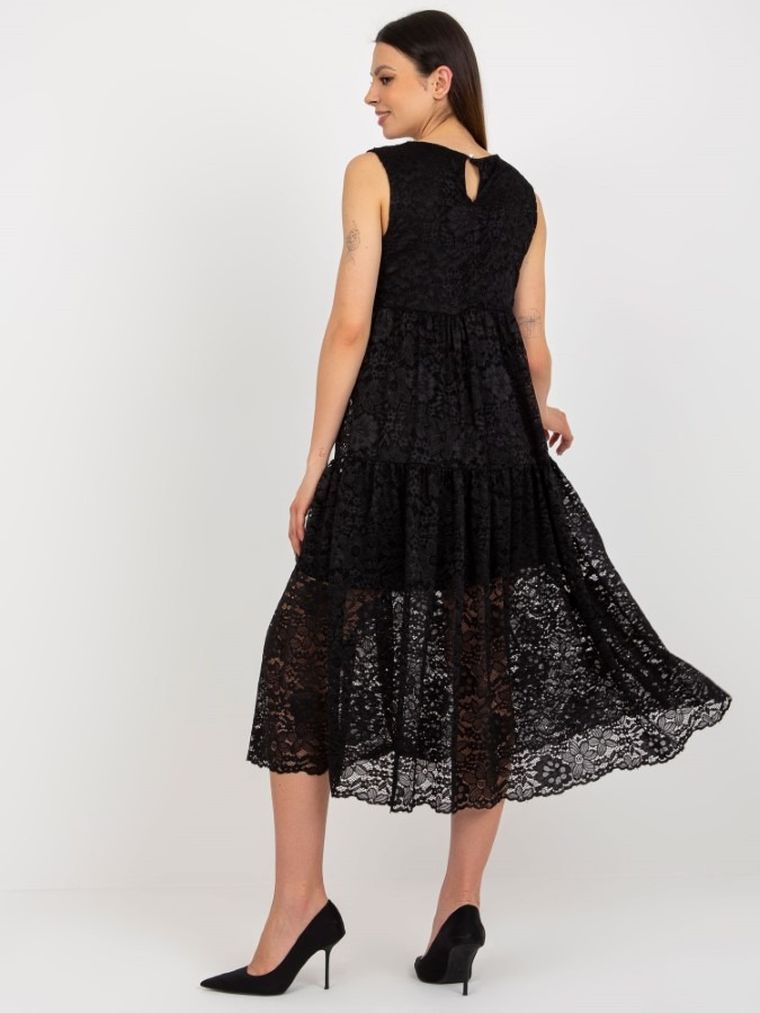 Sukienka damska, czarna, Och Bella