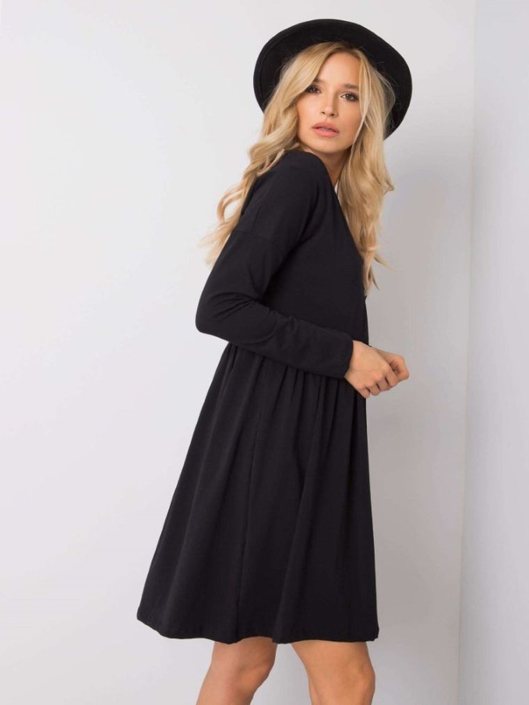 Sukienka damska, czarna, Rue Paris