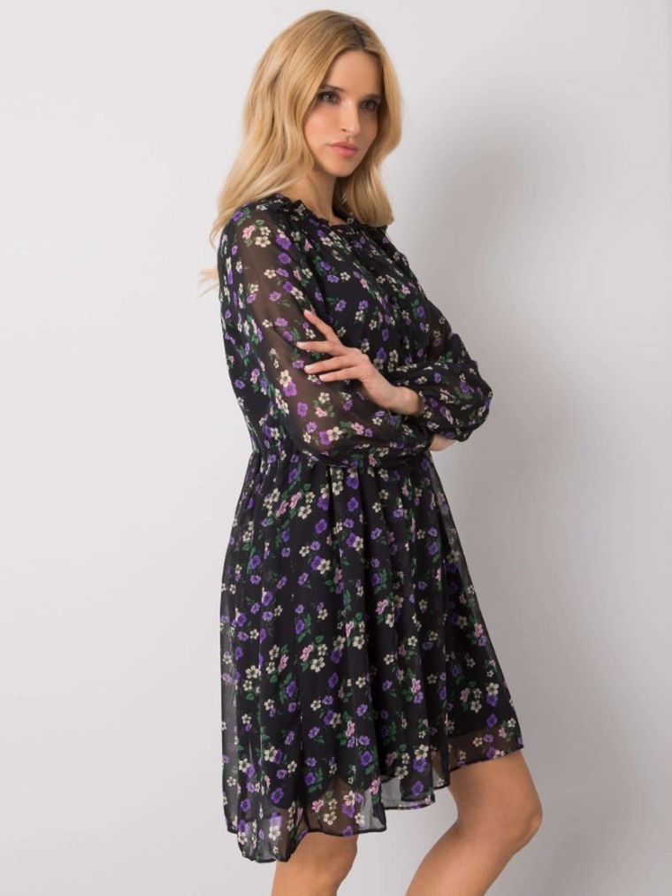 Sukienka damska, czarna, Rue Paris