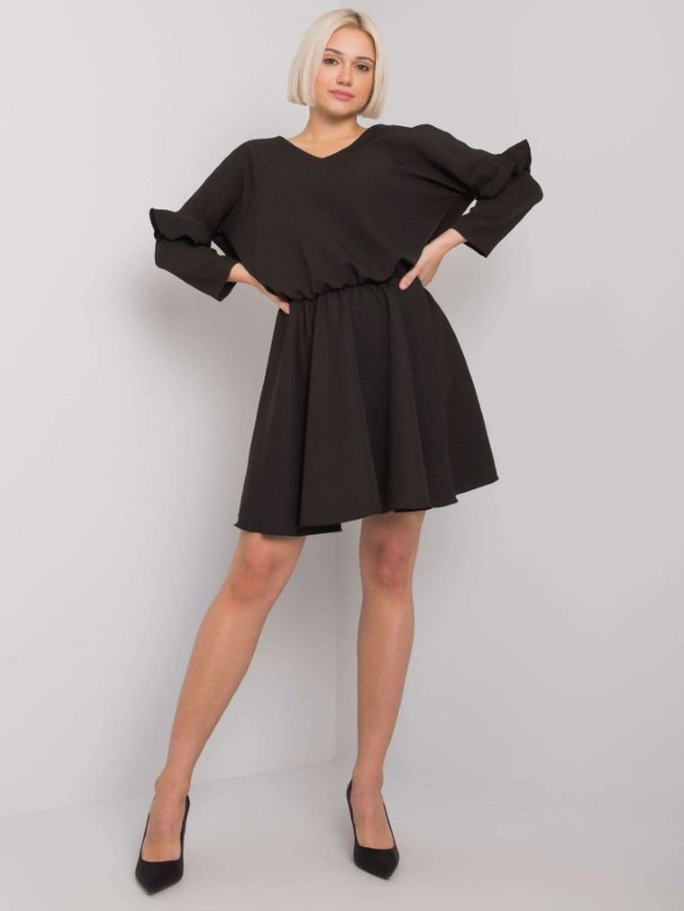 Sukienka damska, czarna, Rue Paris