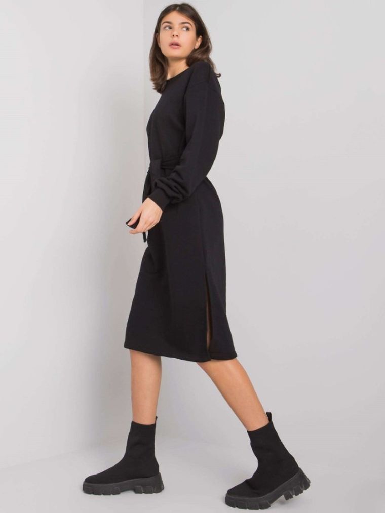 Sukienka damska, czarna, Rue Paris