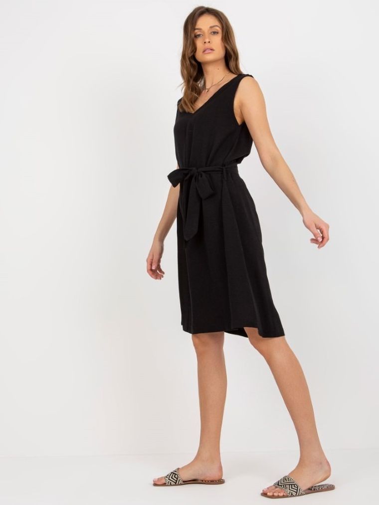 Sukienka damska, czarna, Rue Paris