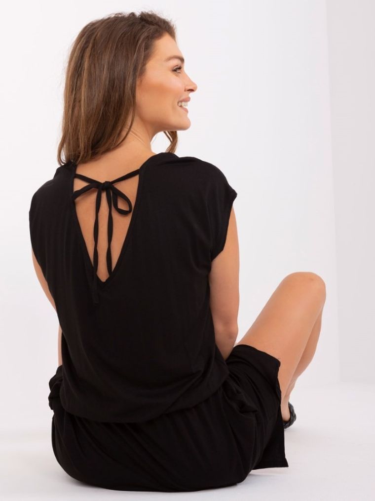 Sukienka damska, czarna, Rue Paris