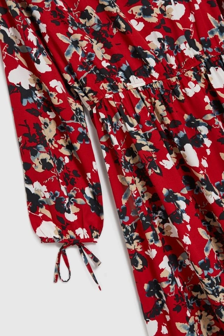 Sukienka damska, czerwona, Moodo