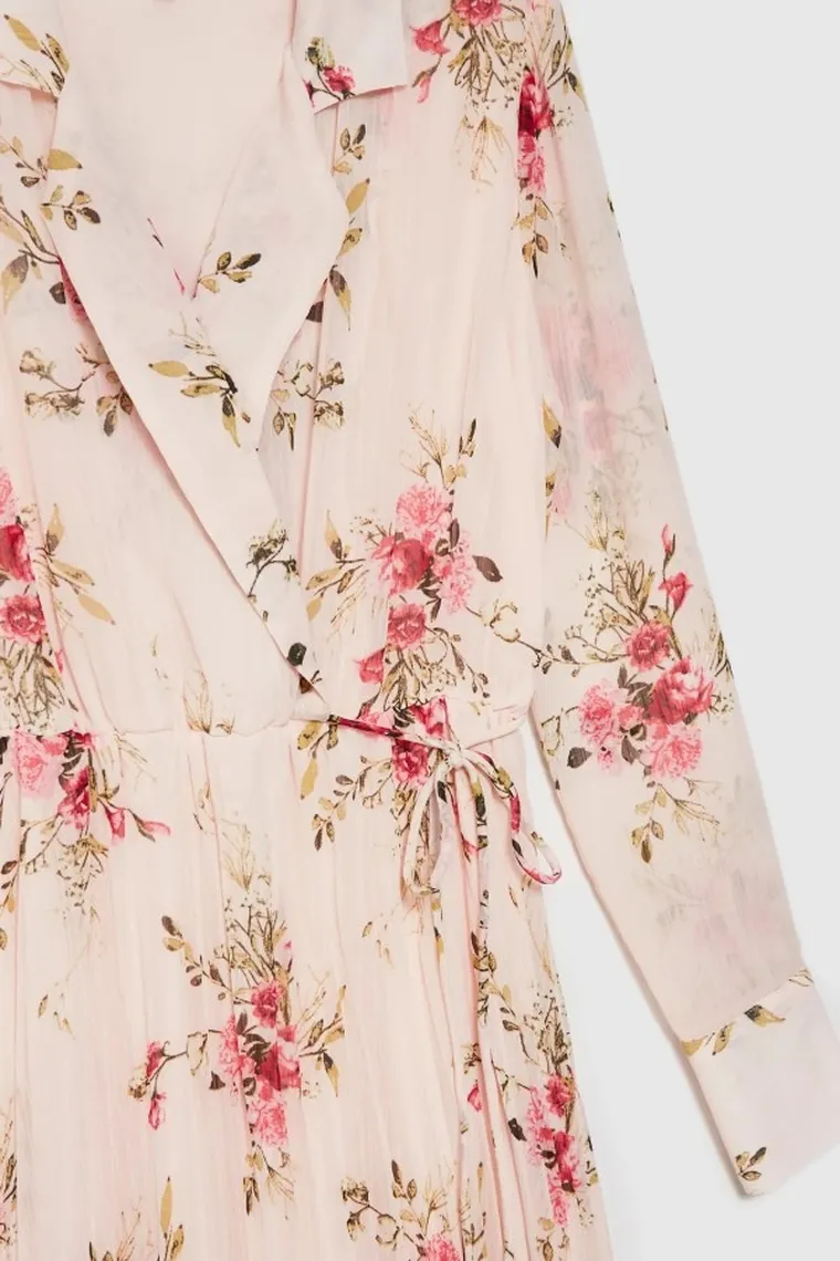 Sukienka damska, jasnoróżowa, Moodo