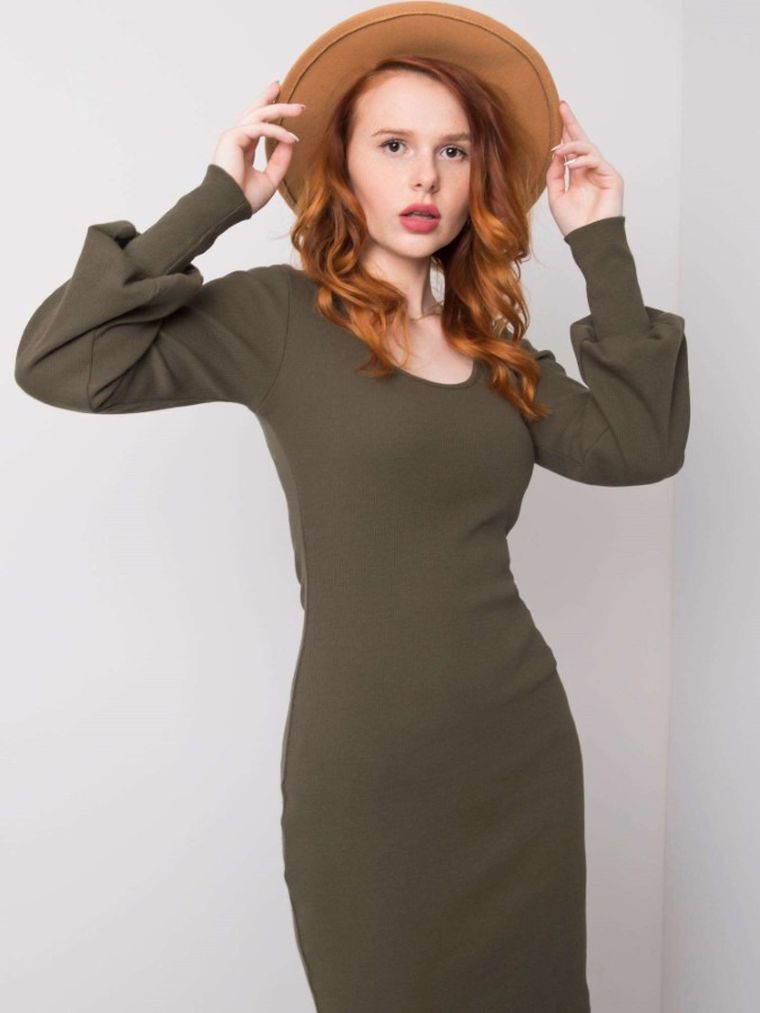 Sukienka damska, khaki, Rue Paris