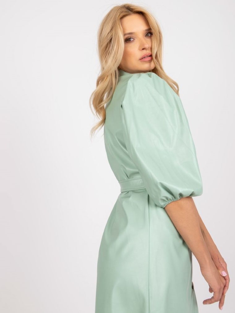 Sukienka damska, miętowa, Lakerta