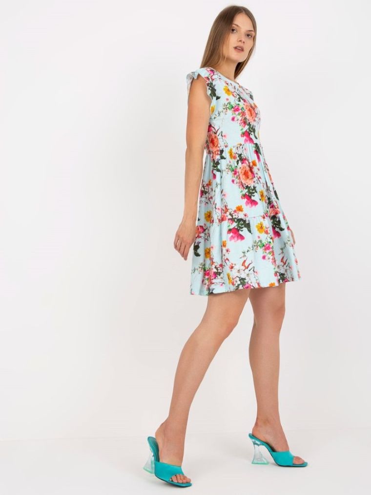 Sukienka damska, niebieska, Rue Paris