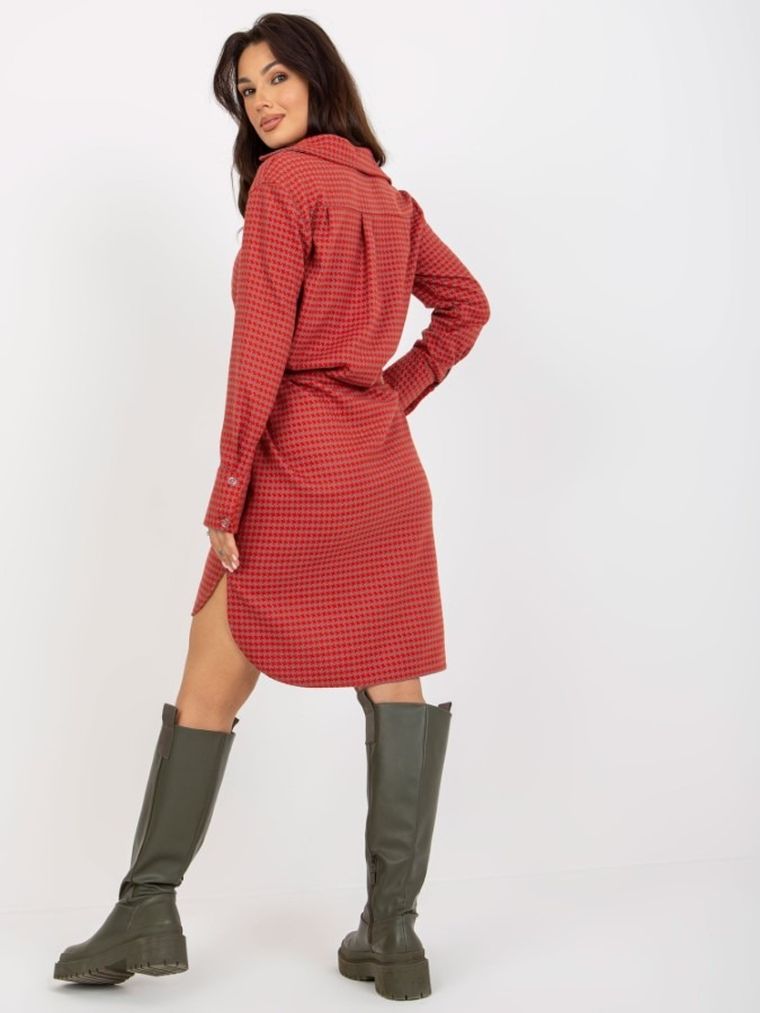 Sukienka damska, pomarańczowa, Lakerta