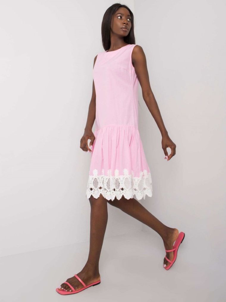 Sukienka damska, różowa, Lakerta