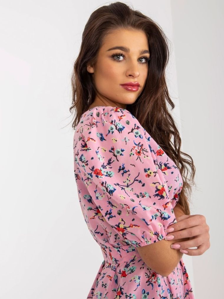 Sukienka damska, różowa, Lakerta