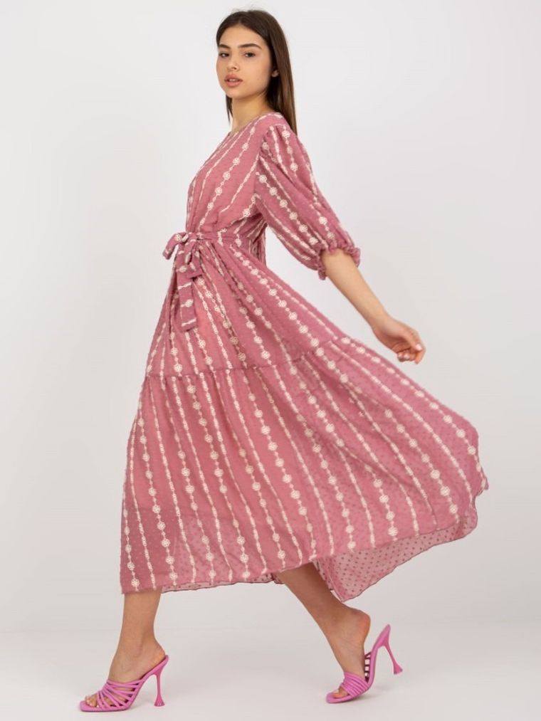 Sukienka damska, różowa, Lakerta