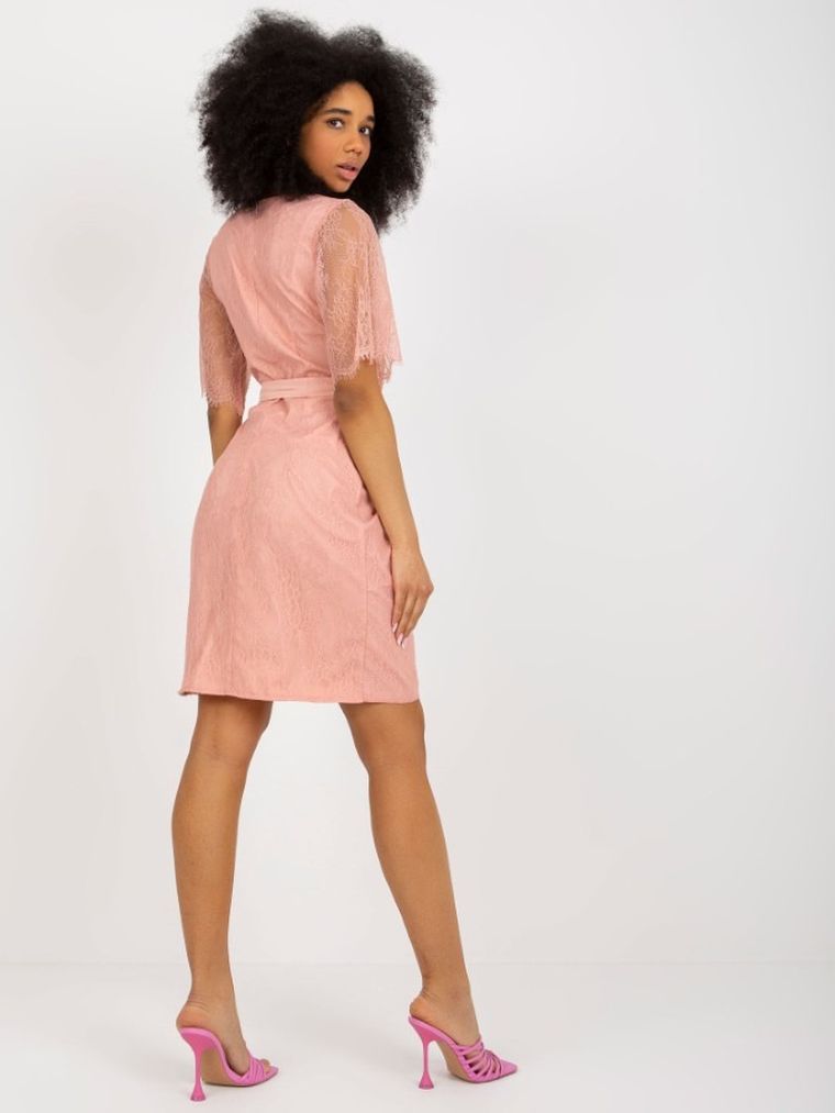 Sukienka damska, różowa, Lakerta