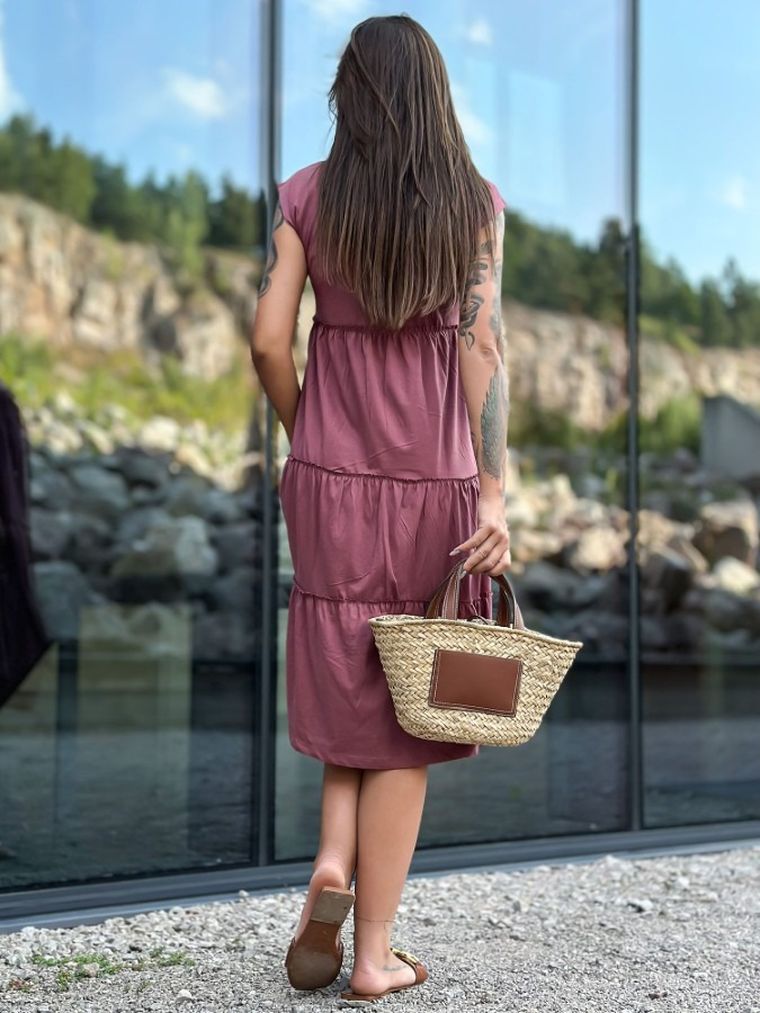 Sukienka damska, różowa, Mayflies