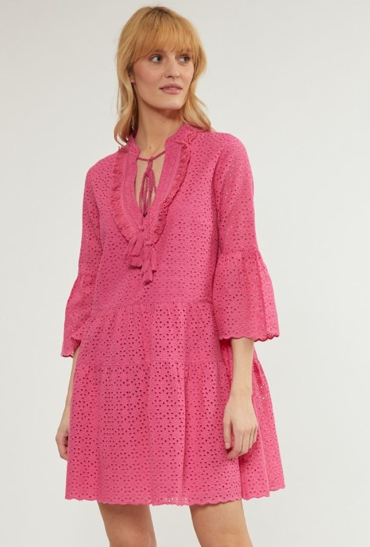 Sukienka damska, różowa, Monnari