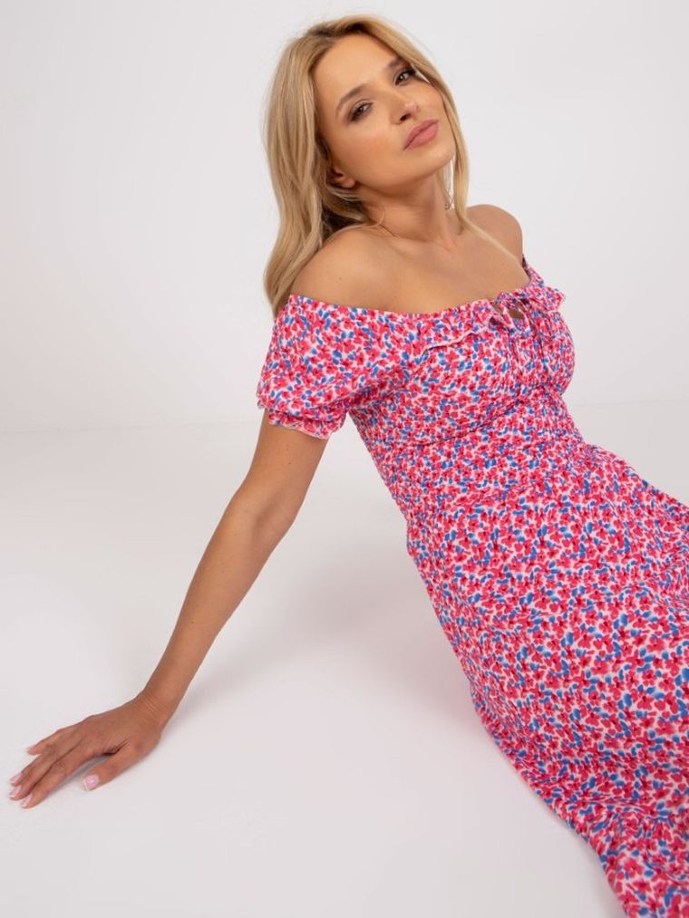 Sukienka damska, różowa, Rue Paris