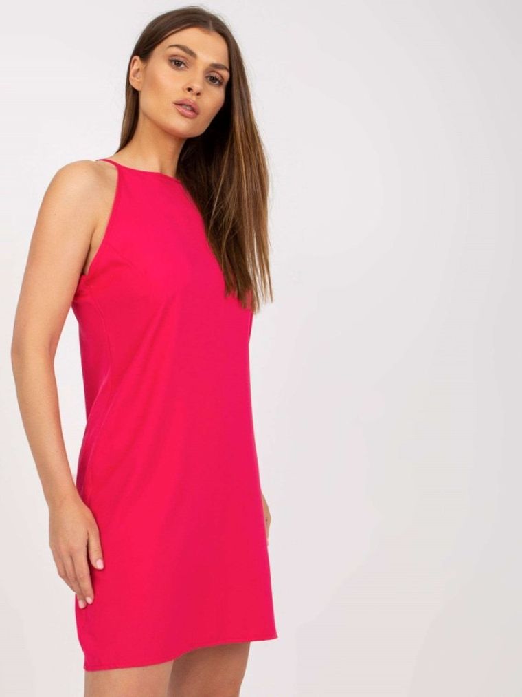 Sukienka damska, różowa, Rue Paris