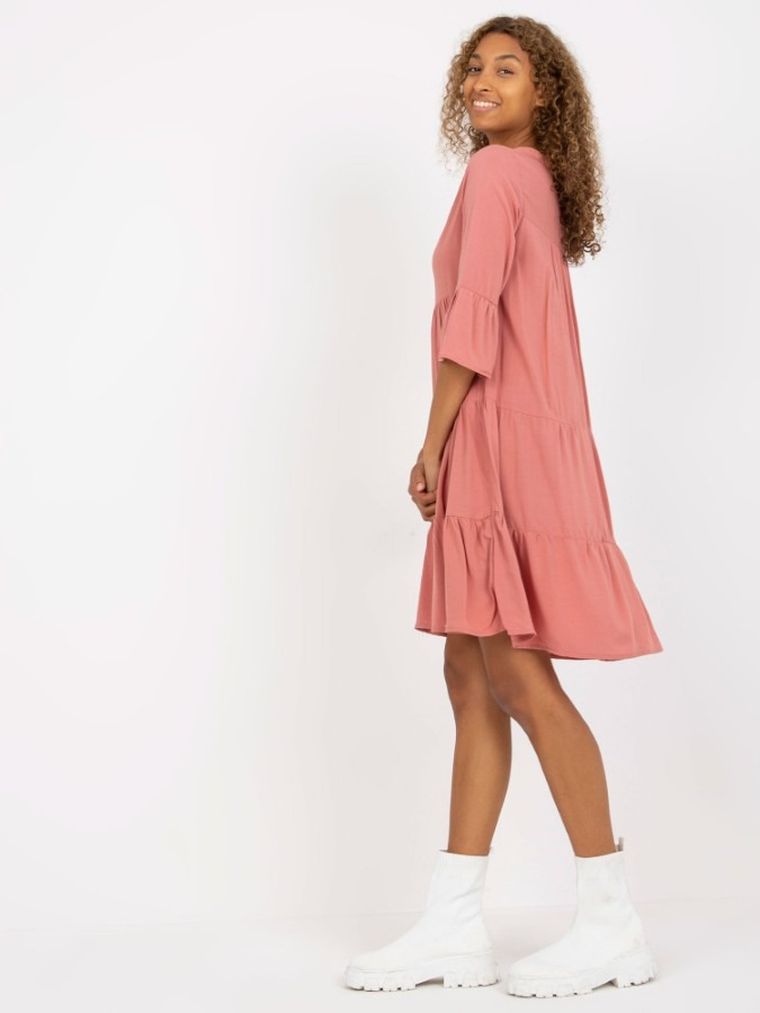 Sukienka damska, różowa, Sublevel