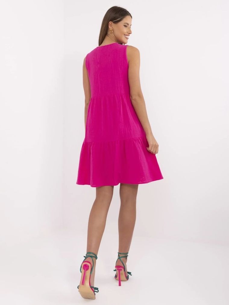 Sukienka damska, różowa, Sublevel