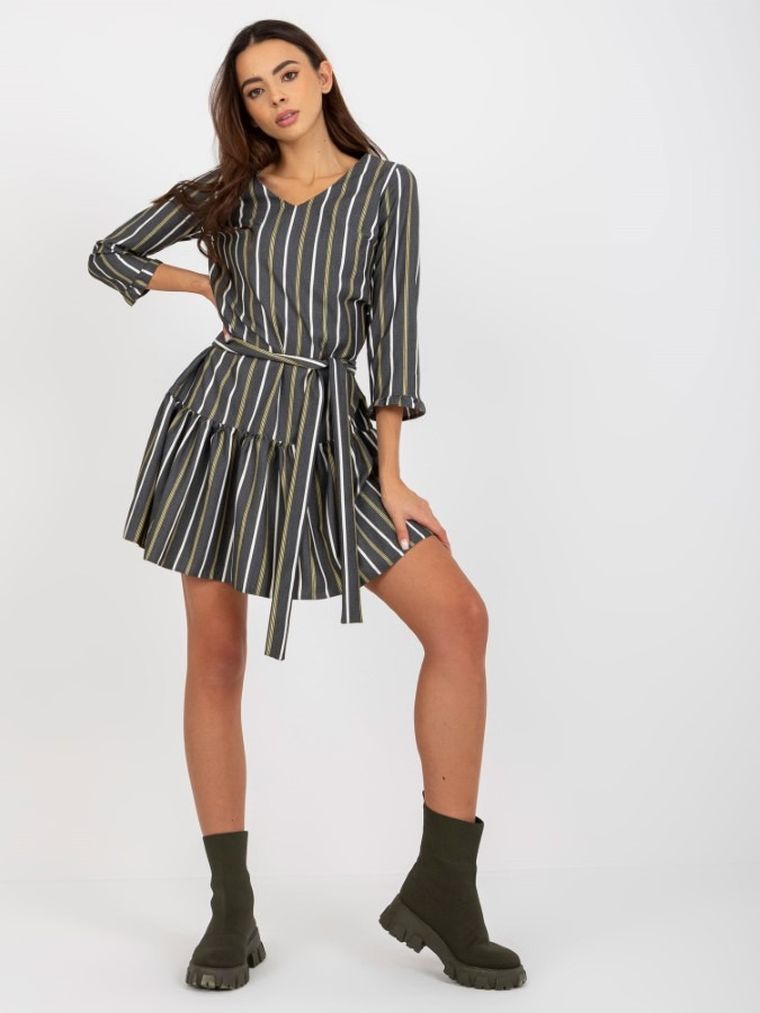 Sukienka damska, szara, Lakerta