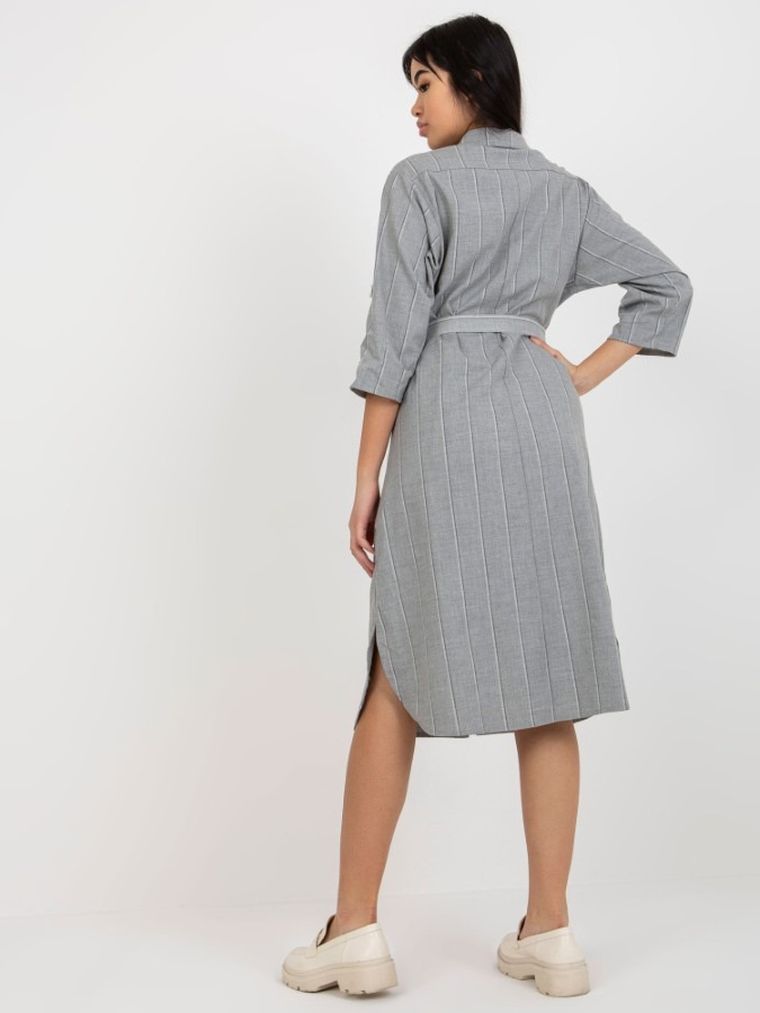 Sukienka damska, szara, Lakerta