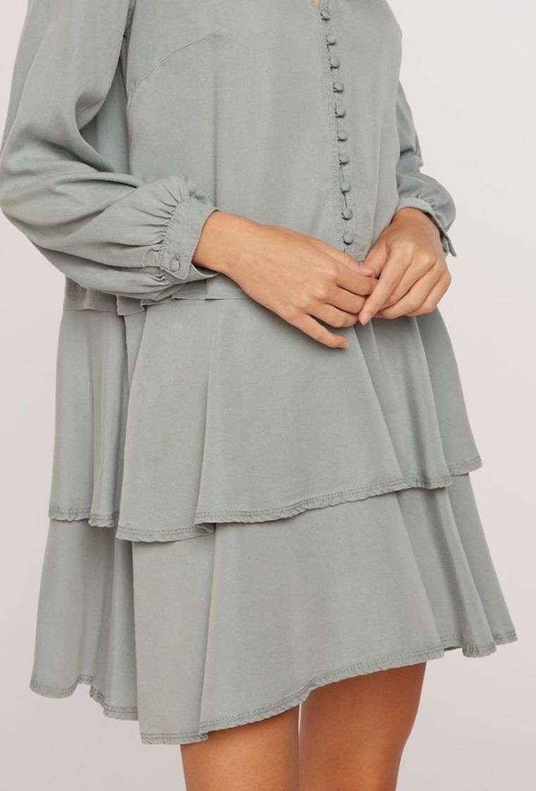 Sukienka damska, szara, Monnari