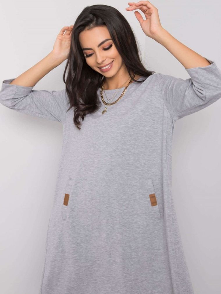 Sukienka damska, szara, Relevance