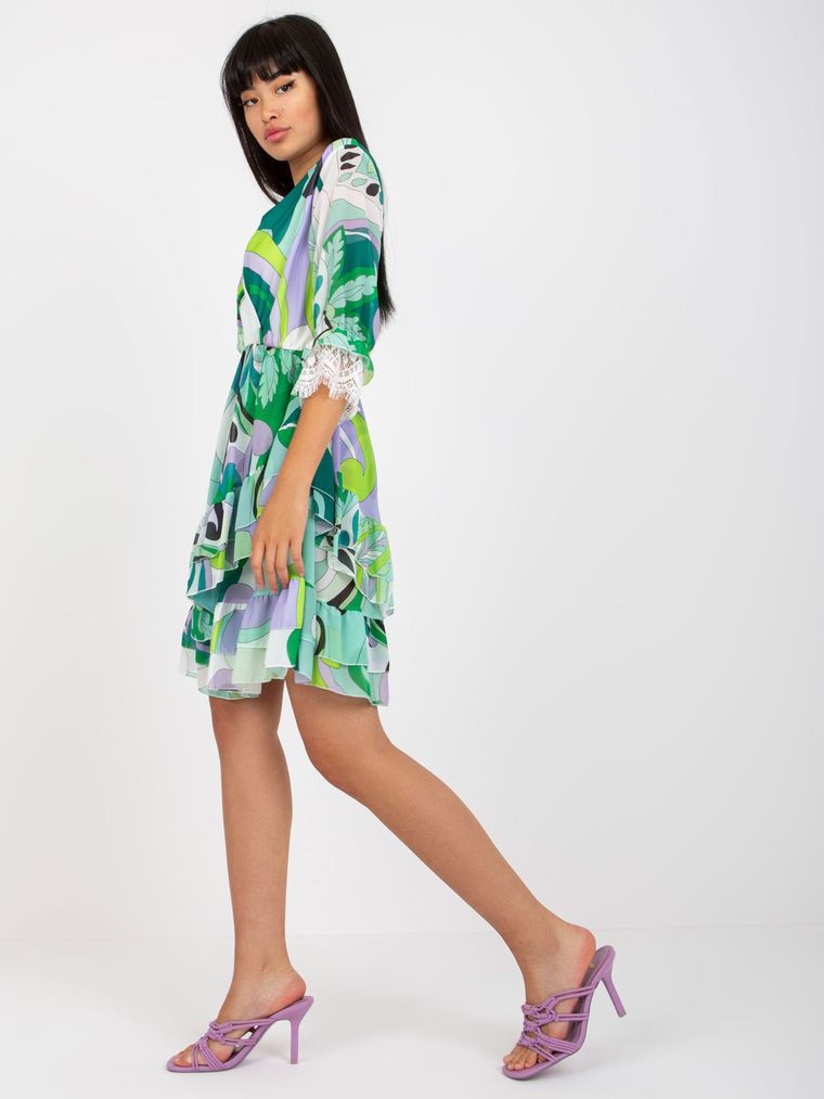Sukienka damska, zielona, Italy Moda