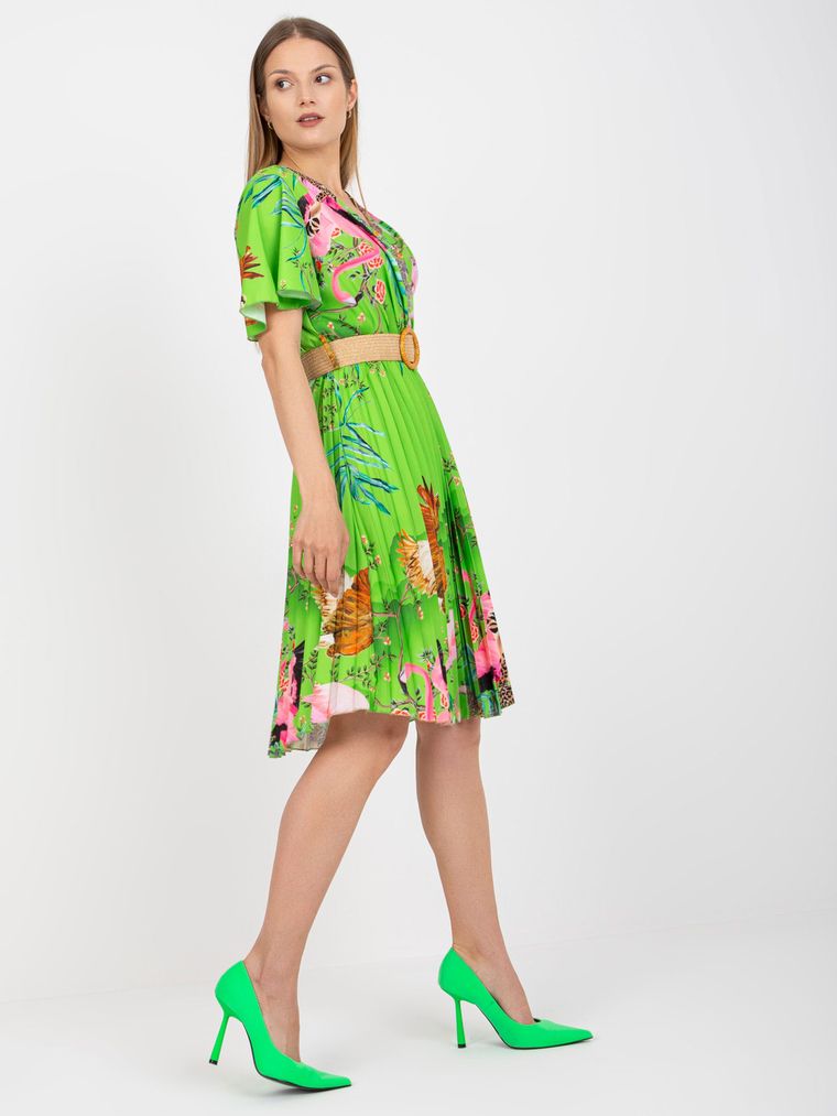 Sukienka damska, zielona, Italy Moda