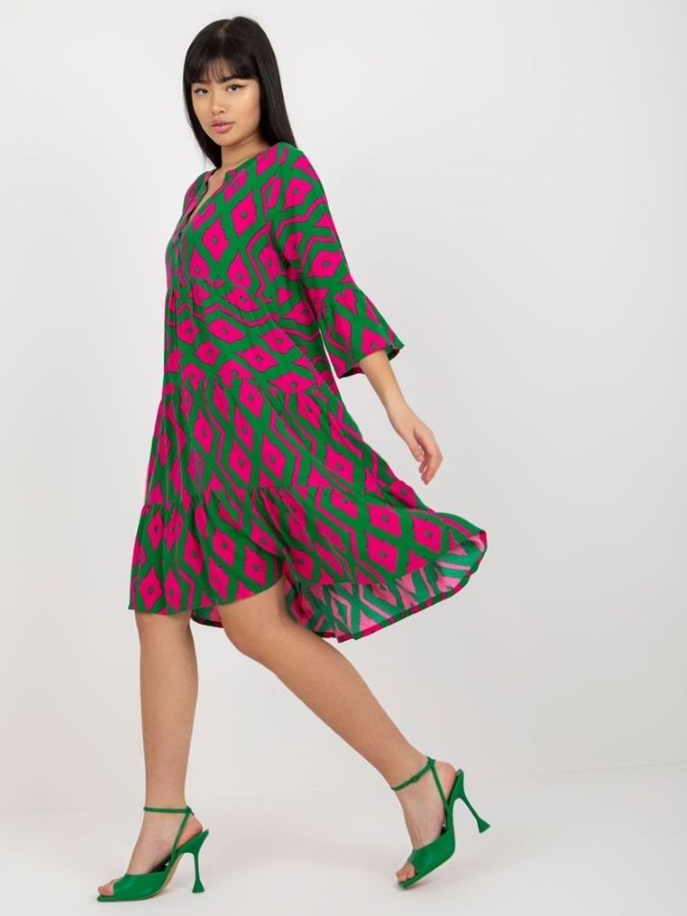 Sukienka damska, zielona, Sublevel