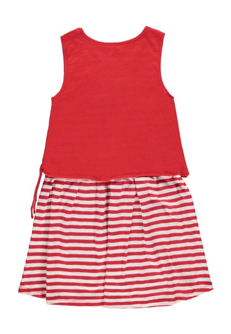 Sukienka dziewczęca bez rękawów, czerwona, Königsmuhle