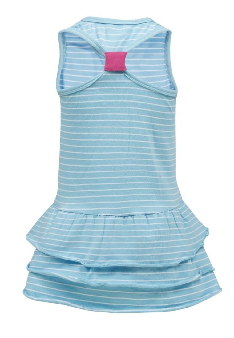 Sukienka dziewczęca bez rękawów, turkusowa, Lief