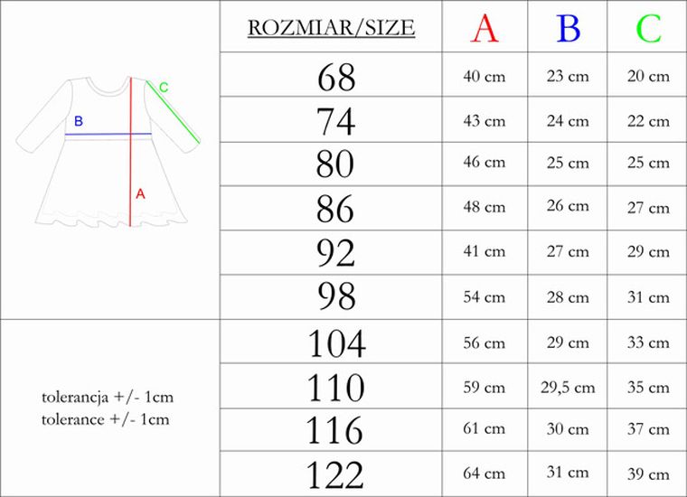 Sukienka dziewczęca z długim rękawem, biało-niebieska, Nicol